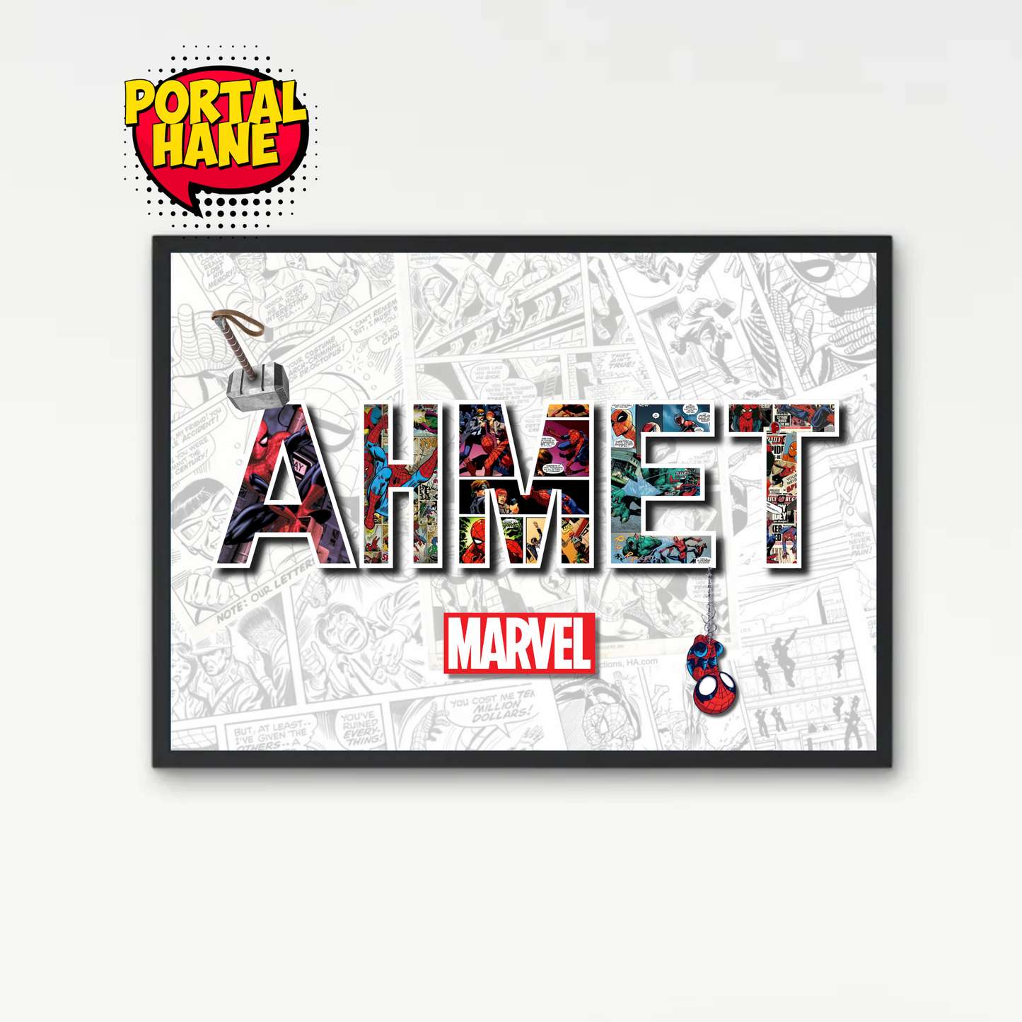 Portalhane İsme Özel Konsept Tablo