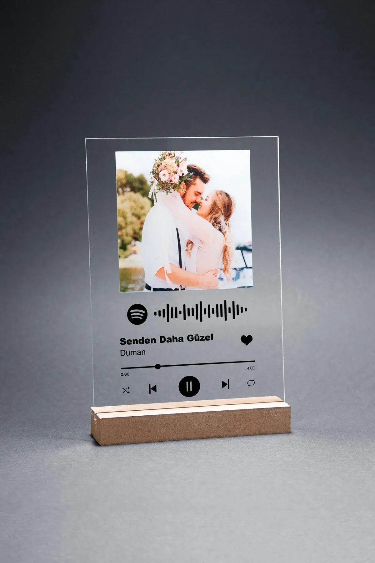 Barkodlu Kişiye Özel Spotify Plak