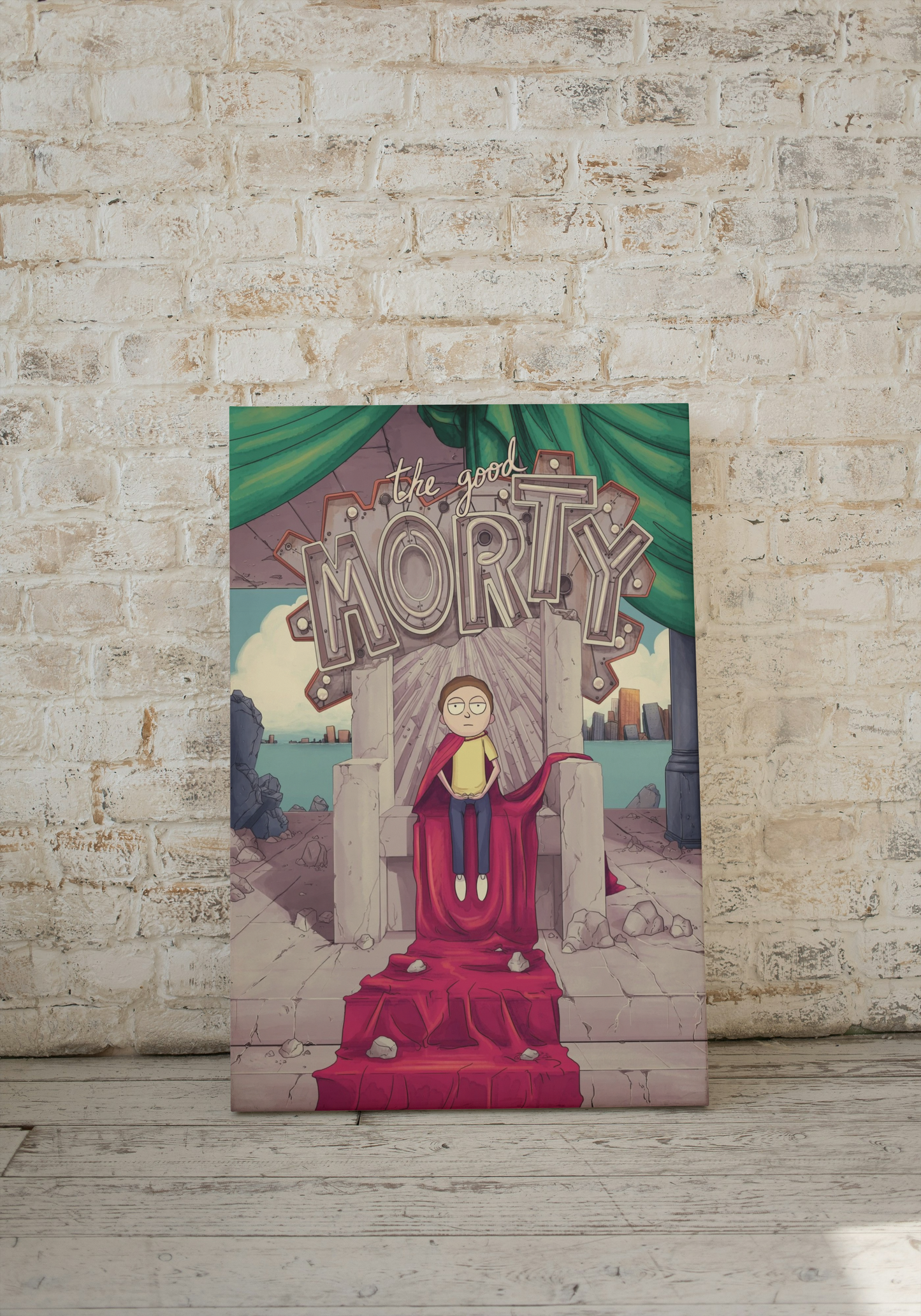 Rick and Morty Games Canvas Print