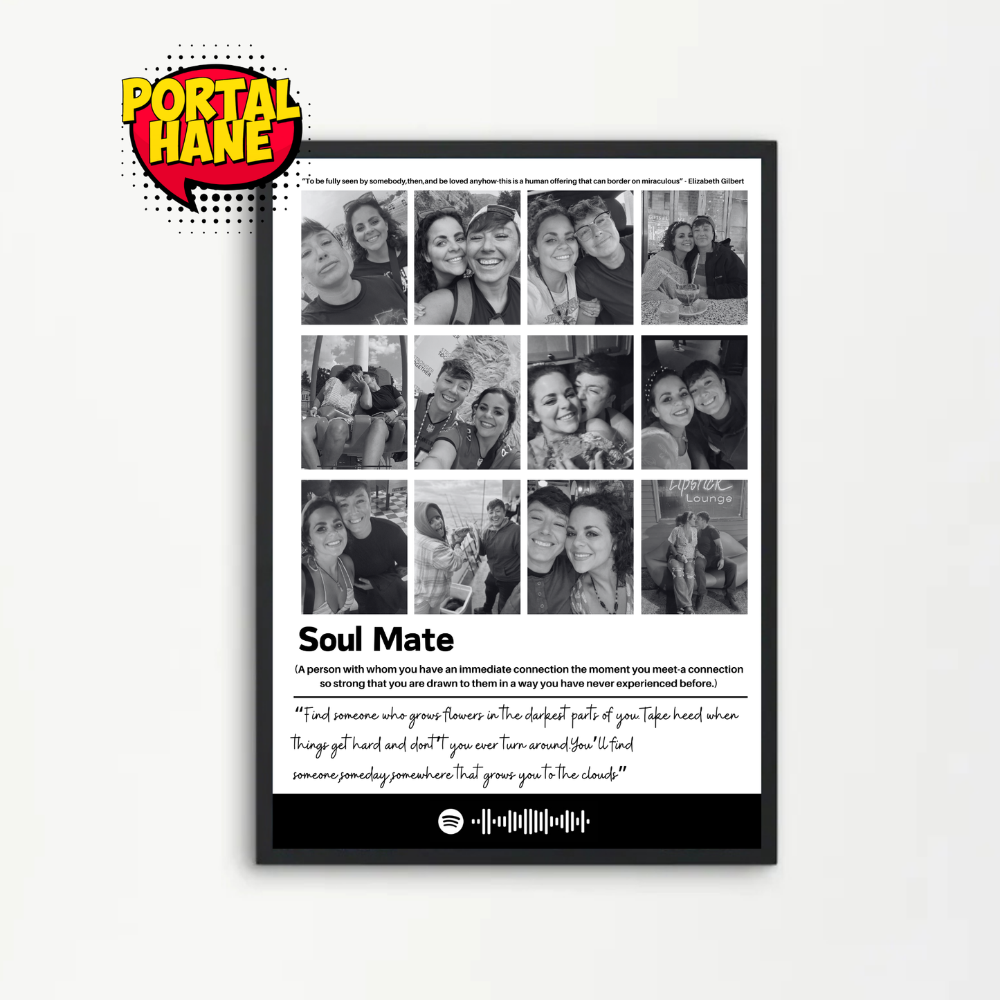 Kişiye Özel Fotoğraflı Sözlük Tablosu