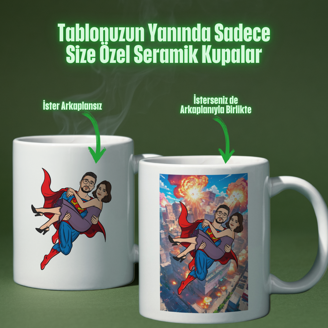 Custom Ceramic Mug - Next to Your Design Table