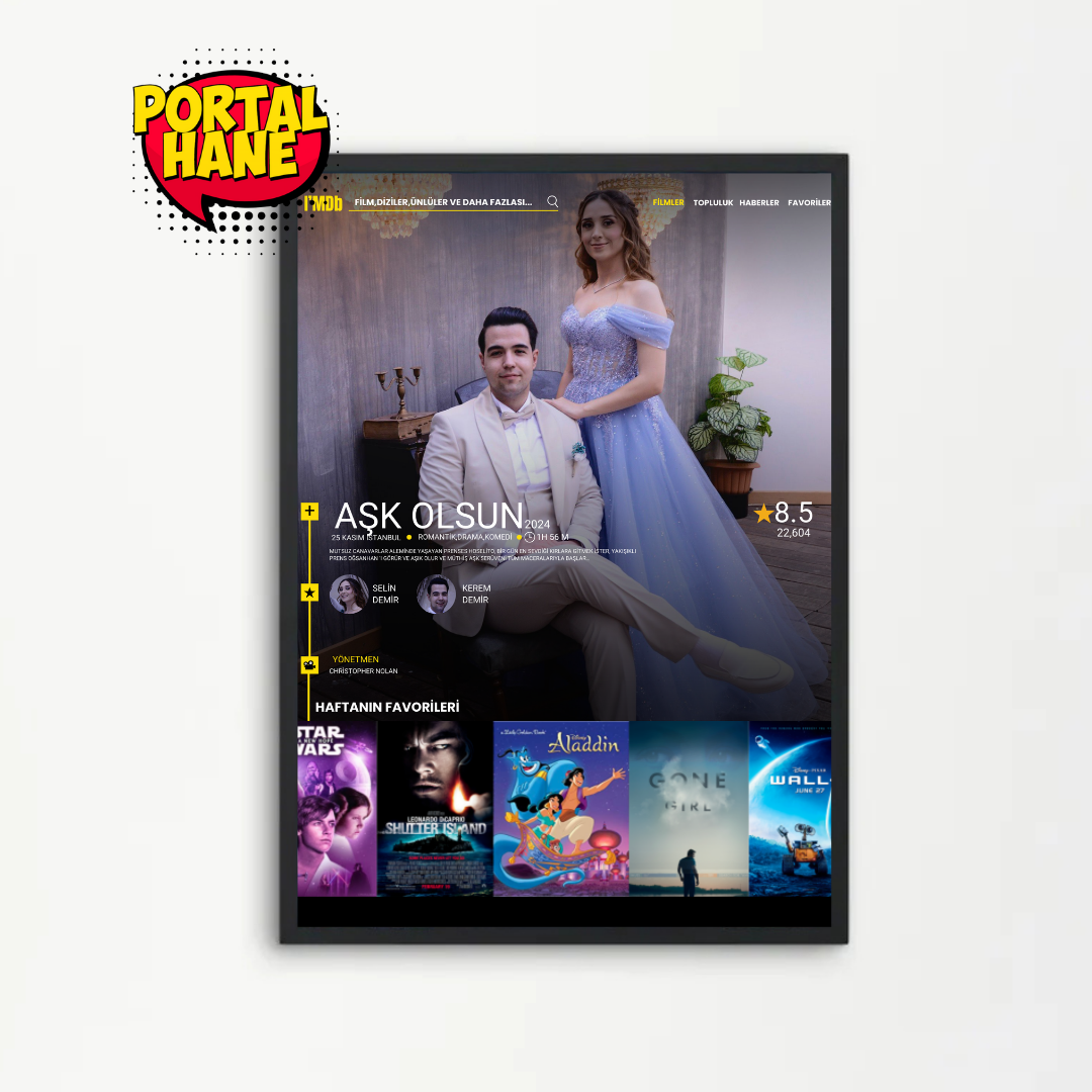 Kişiye Özel Film Tablosu