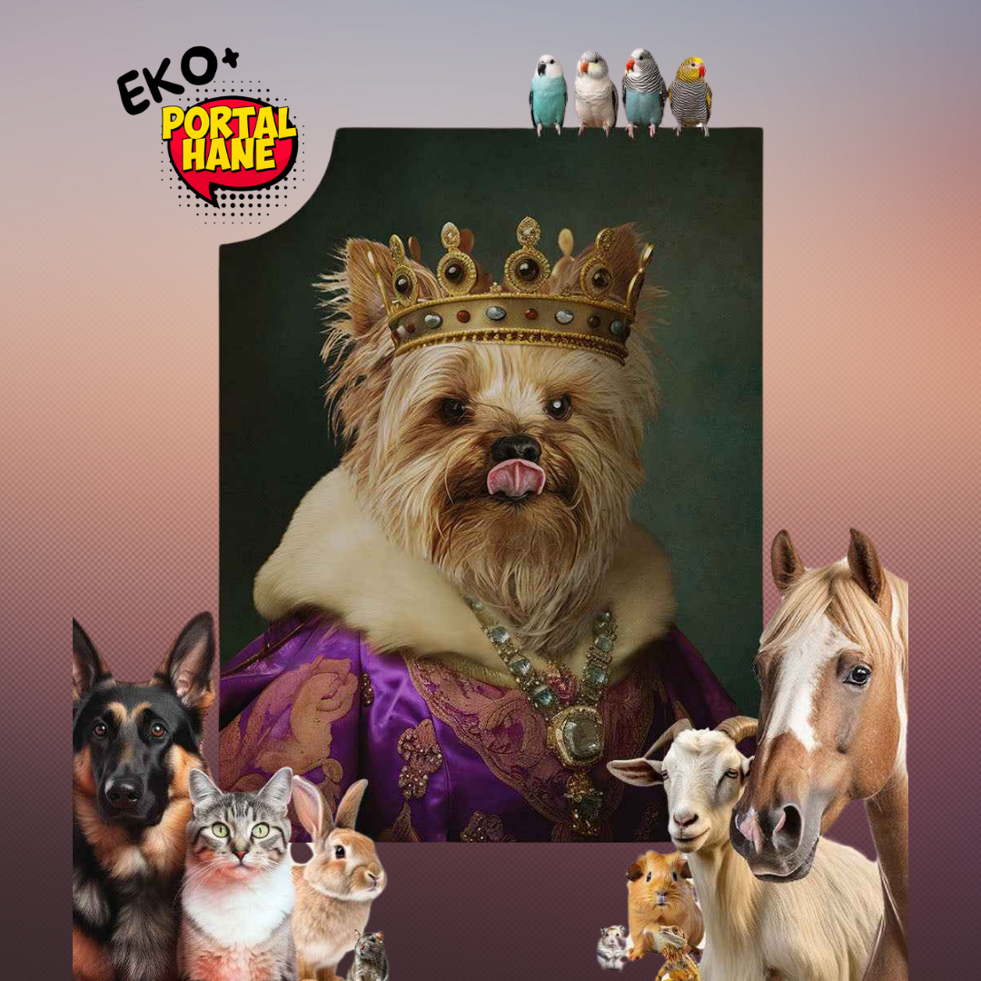 Royal Pet Portre,evcil hayvan portresi