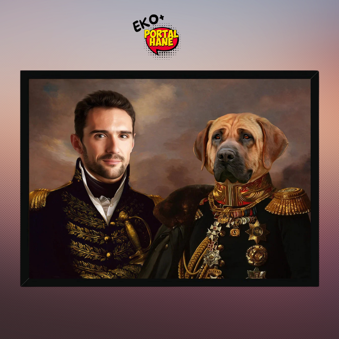Royal Pet Portre,evcil hayvan portresi