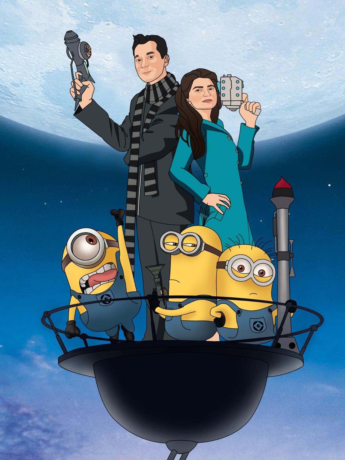 Minions Work - 30*40 Canvas print