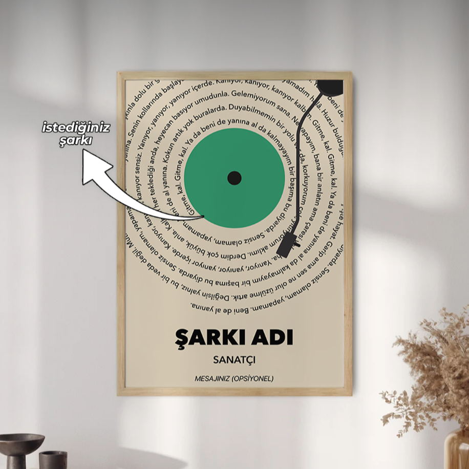 Portalhane Kişiye Özel Plak