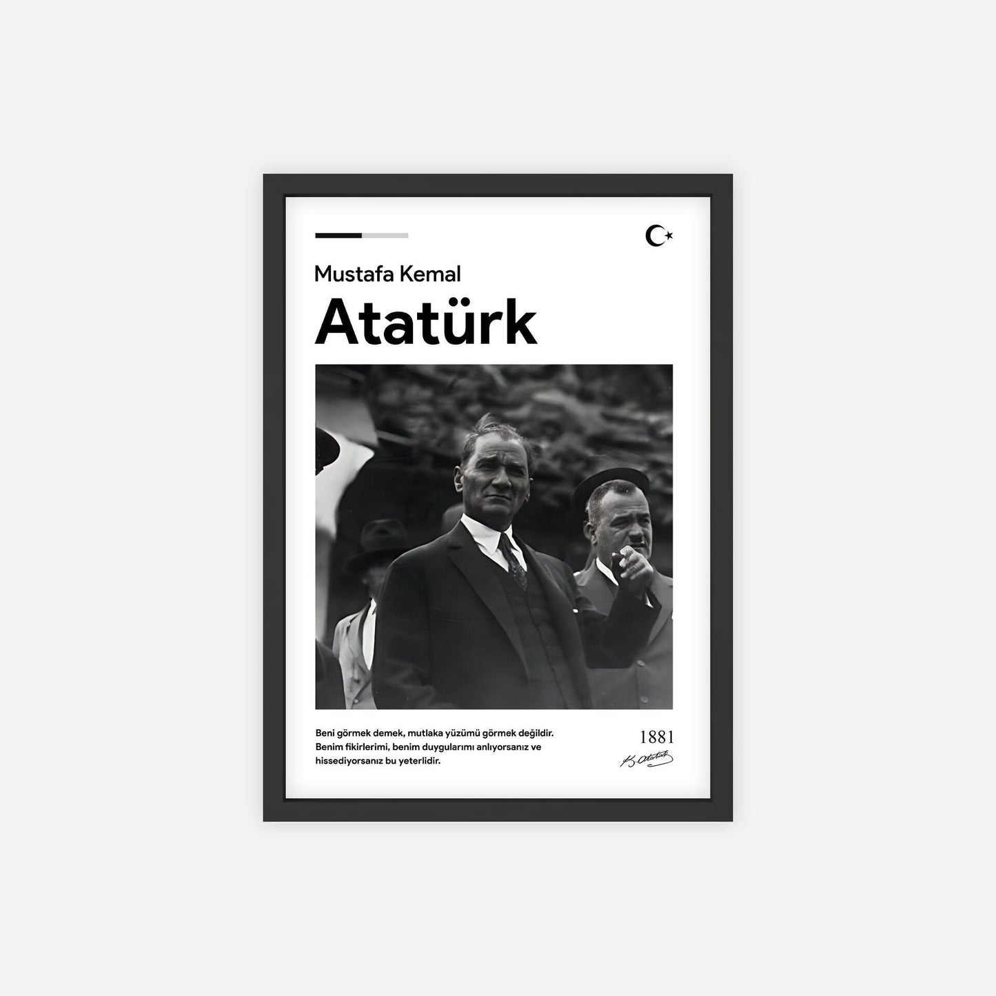 Mustafa Kemal Atatürk Tablosu posteri