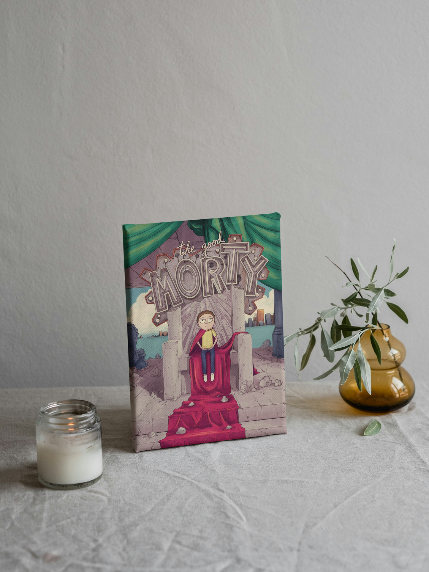 Rick and Morty Games Canvas Print
