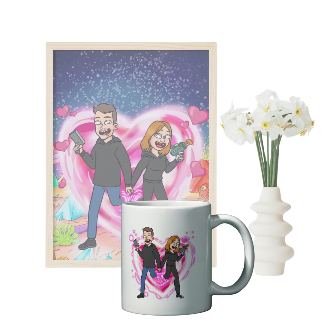 Custom Ceramic Mug - Next to Your Design Table