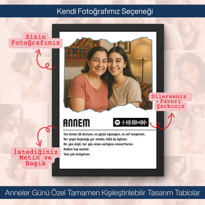 Anneler Gününe Özel Tasarım Tablolar