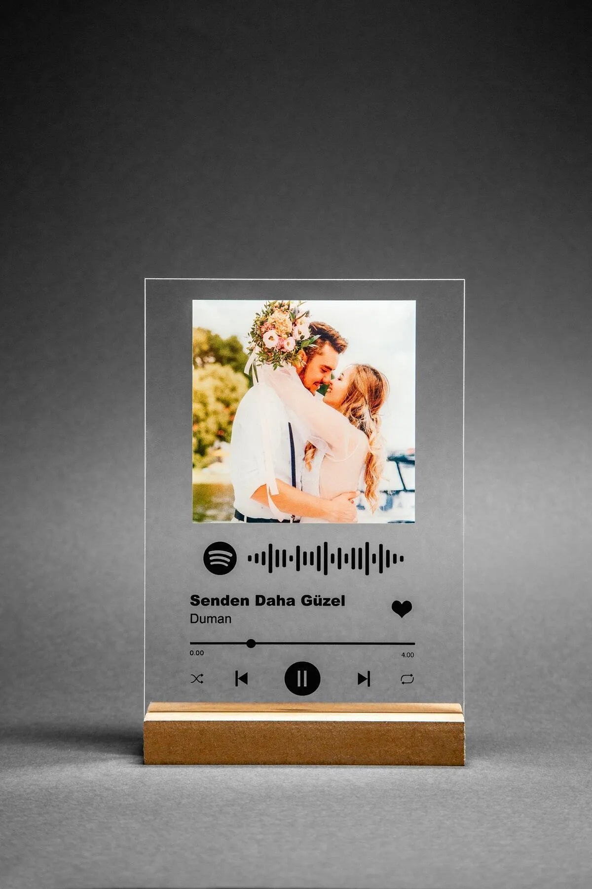 Barkodlu Kişiye Özel Spotify Plak