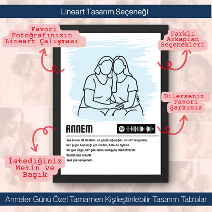 Anneler Gününe Özel Tasarım Tablolar