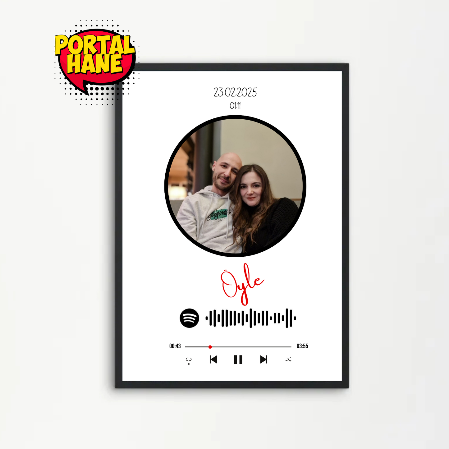 Kişiye Özel Spotify Tablo