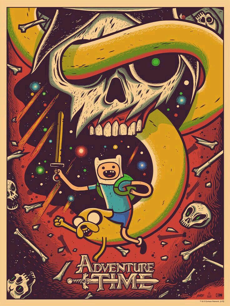 Adventure Time Kanvas Tablo