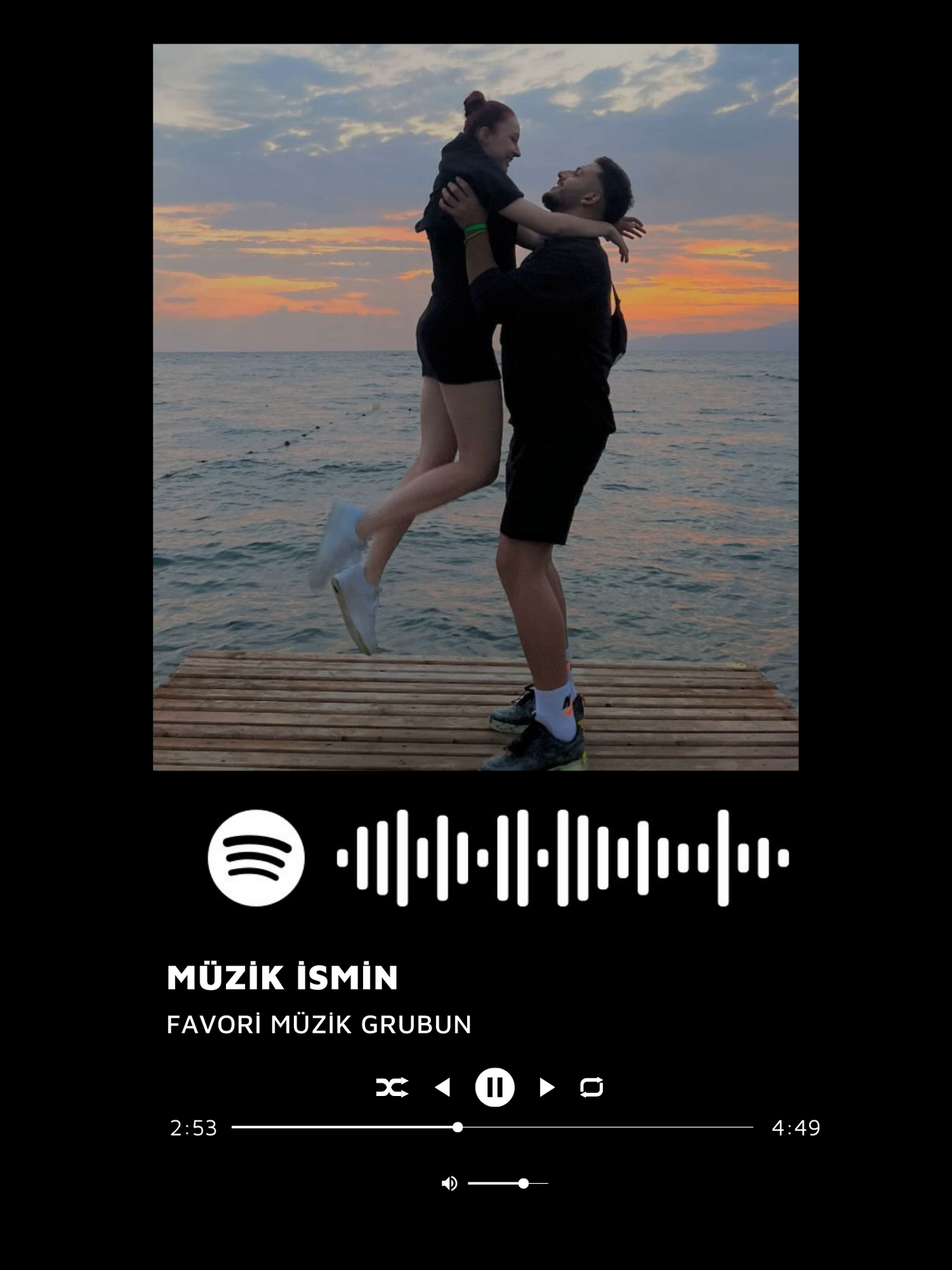 Kişiye Özel Spotify Tablo