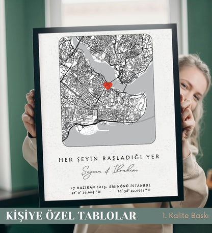 Kişiye Özel İlk Buluşma Tablosu