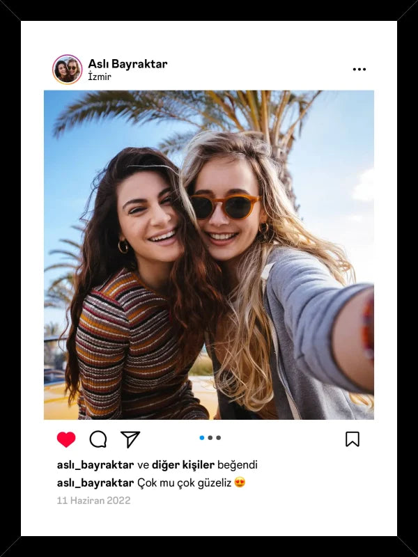 Kişiye Özel İnstagram Tablosu