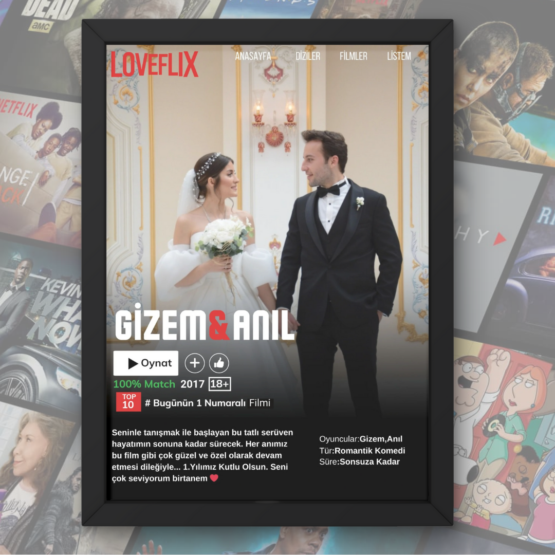 Kişiye Özel Netflix Tablo