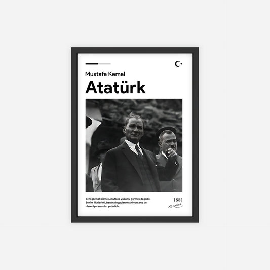 Mustafa Kemal Atatürk Tablosu posteri 