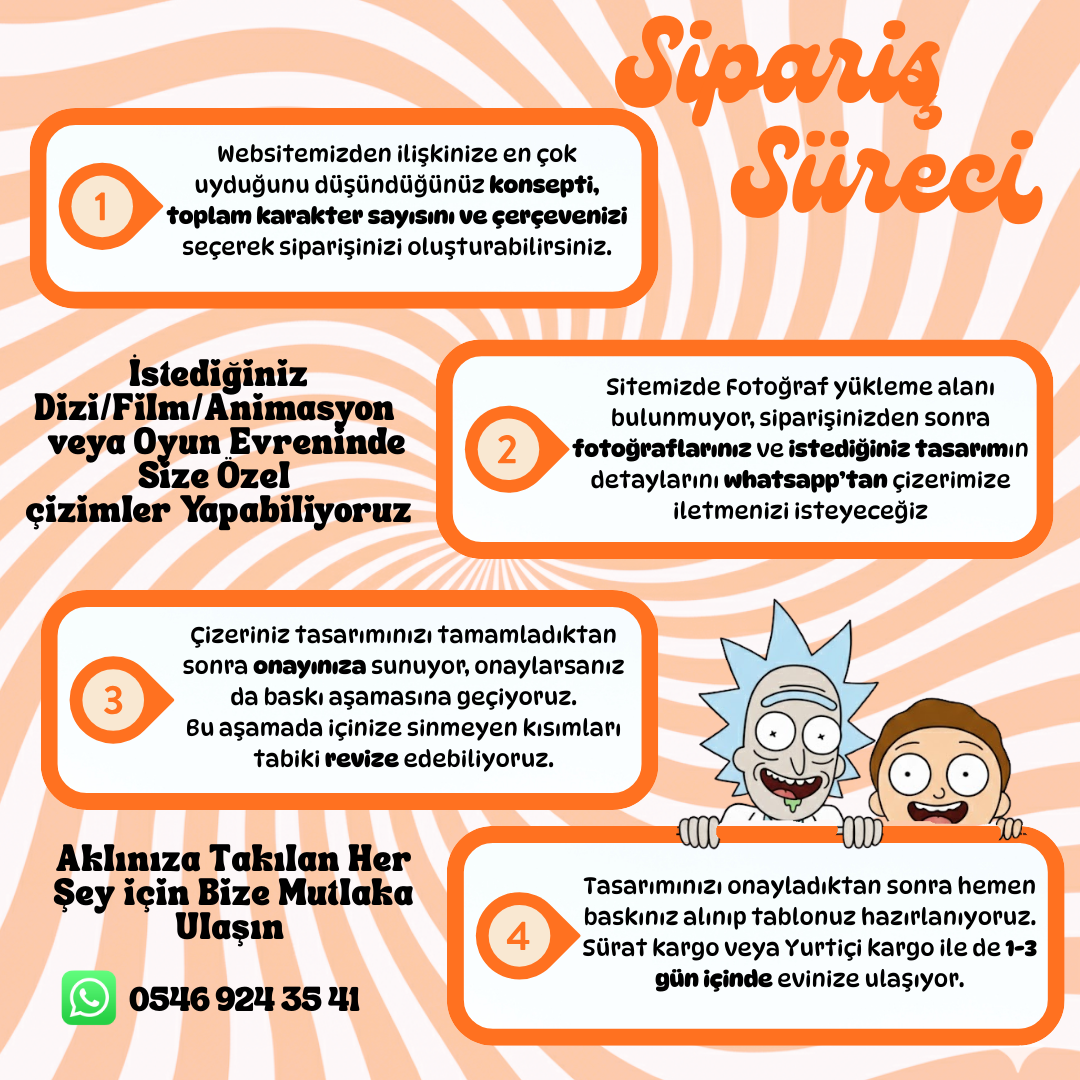 Kişiye Özel Konsept Tasarım Tablo